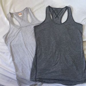Lucy Activewear Wicking Tanks Striped Small
